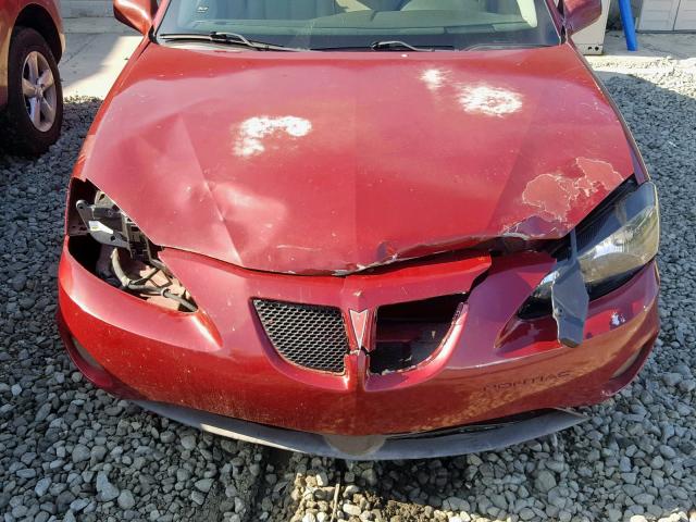 2G2WP522541294687 - 2004 PONTIAC GRAND PRIX RED photo 9