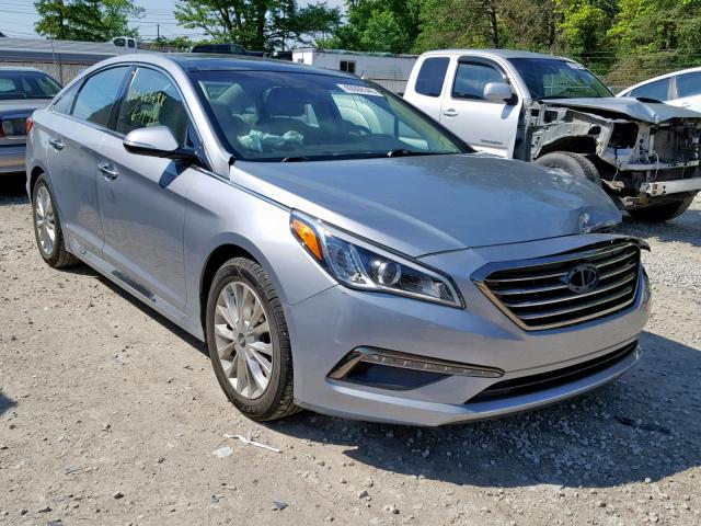 5NPE34AFXFH081978 - 2015 HYUNDAI SONATA SPO SILVER photo 1