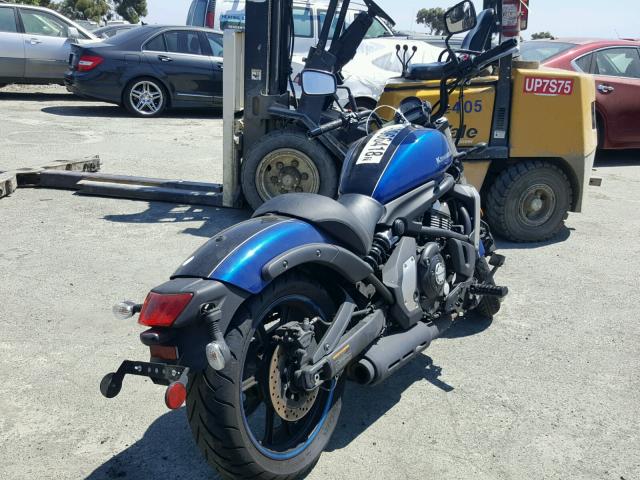 JKAENEB10GDA09758 - 2016 KAWASAKI EN650 B BLUE photo 4