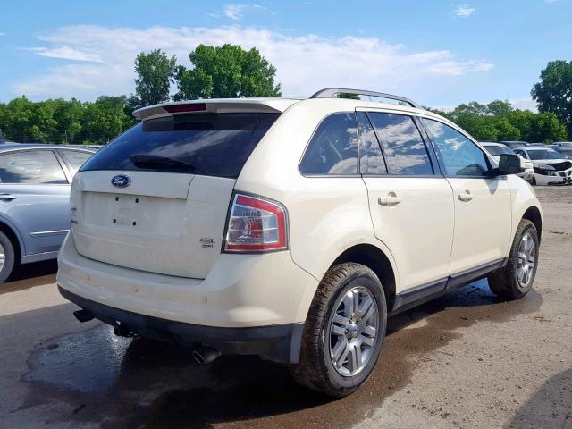 2FMDK49C47BB53873 - 2007 FORD EDGE SEL P WHITE photo 4