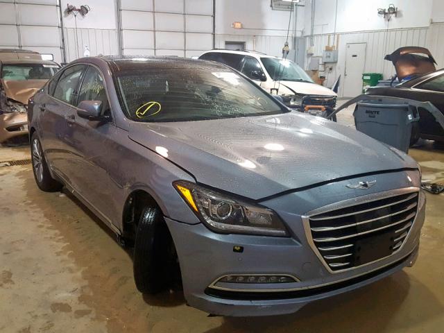 KMHGN4JE0HU171672 - 2017 GENESIS G80 BASE BLUE photo 1