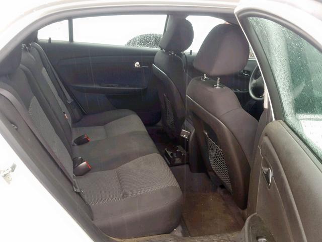 1G1ZC5EU5CF397562 - 2012 CHEVROLET MALIBU 1LT WHITE photo 6