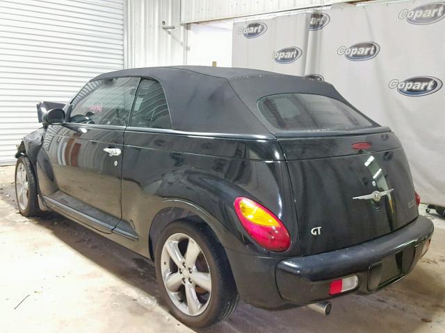 3C3AY75SX5T362237 - 2005 CHRYSLER PT CRUISER BLACK photo 3