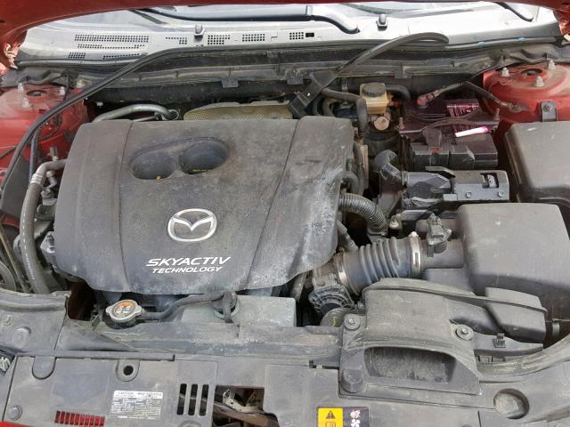 3MZBM1L75FM146666 - 2015 MAZDA 3 TOURING RED photo 7