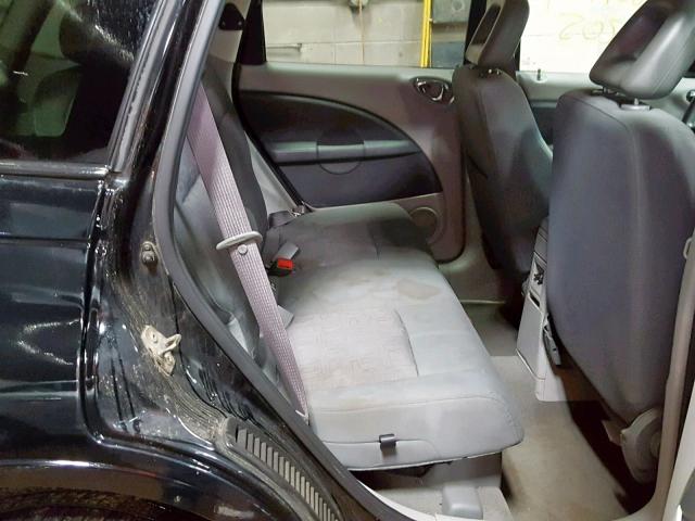 3A4FY48B17T537208 - 2007 CHRYSLER PT CRUISER BLACK photo 6