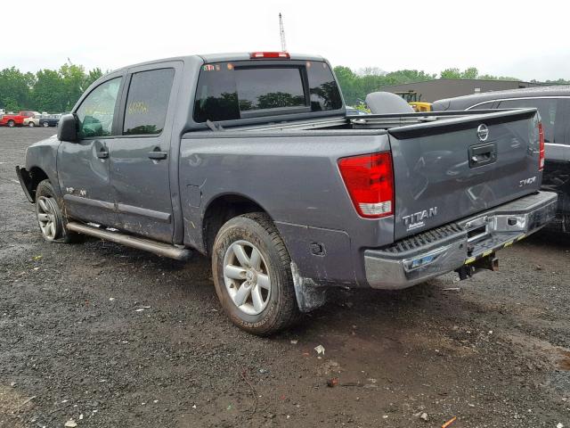 1N6AA0EC6EN513460 - 2014 NISSAN TITAN S GRAY photo 3