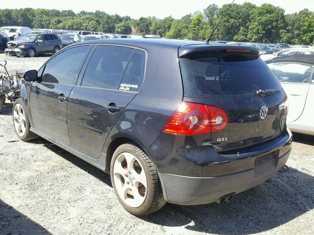 WVWGV71K57W222064 - 2007 VOLKSWAGEN NEW GTI BLACK photo 3