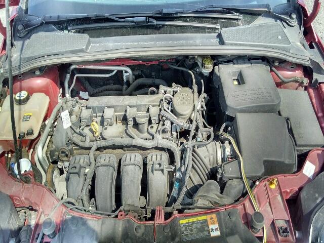 1FAHP3N23CL305690 - 2012 FORD FOCUS TITA RED photo 7