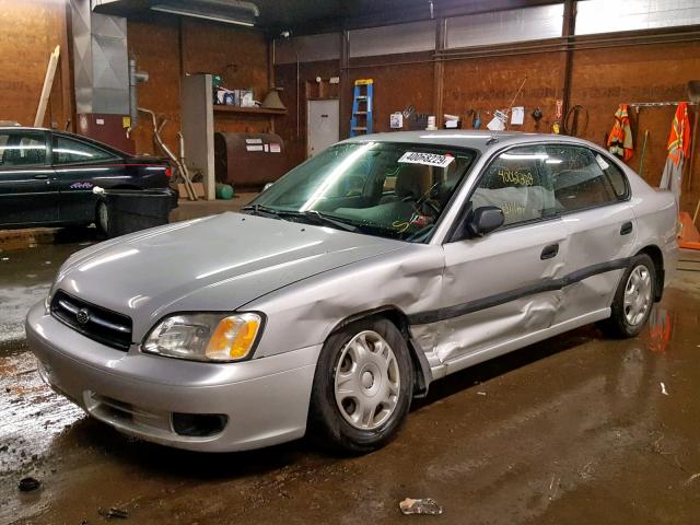 4S3BE635327213331 - 2002 SUBARU LEGACY L SILVER photo 2