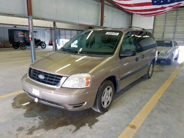 2FMZA51646BA21859 - 2006 FORD FREESTAR S BEIGE photo 2