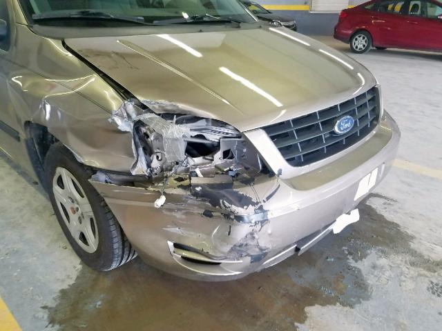 2FMZA51646BA21859 - 2006 FORD FREESTAR S BEIGE photo 9