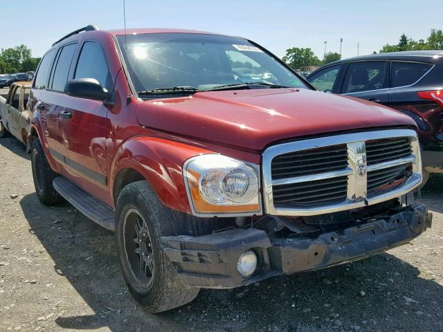 1D4HB482X6F101288 - 2006 DODGE DURANGO SL MAROON photo 1