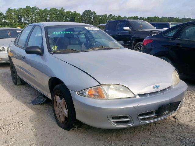 1G1JC524117372232 - 2001 CHEVROLET CAVALIER B SILVER photo 1