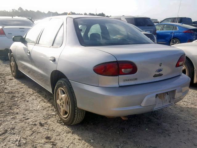 1G1JC524117372232 - 2001 CHEVROLET CAVALIER B SILVER photo 3