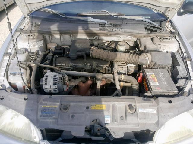 1G1JC524117372232 - 2001 CHEVROLET CAVALIER B SILVER photo 7