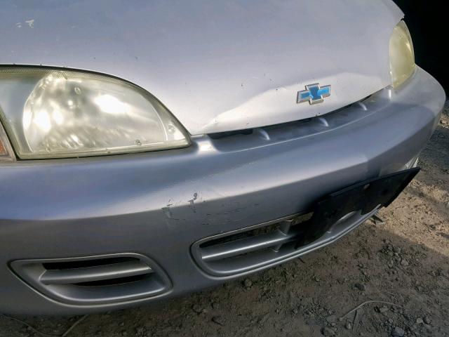 1G1JC524117372232 - 2001 CHEVROLET CAVALIER B SILVER photo 9