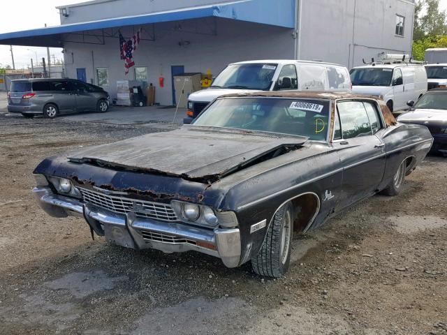 164478T282271 - 1968 CHEVROLET IMPALA  SS BLACK photo 2