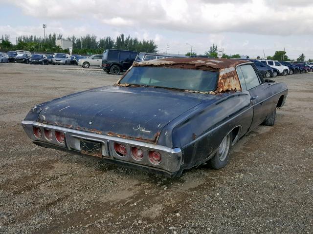 164478T282271 - 1968 CHEVROLET IMPALA  SS BLACK photo 4