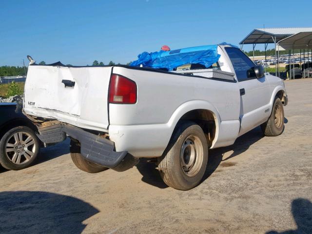 1GCCS14WX18215528 - 2001 CHEVROLET S TRUCK S1 WHITE photo 4