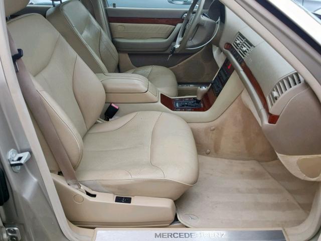 WDBGA33GXXA420714 - 1999 MERCEDES-BENZ S 320 BEIGE photo 5