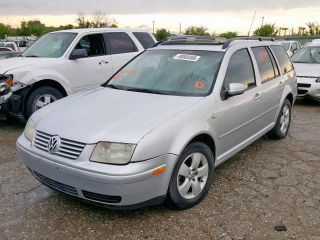 WVWSE61J04W000684 - 2004 VOLKSWAGEN JETTA GLS SILVER photo 2