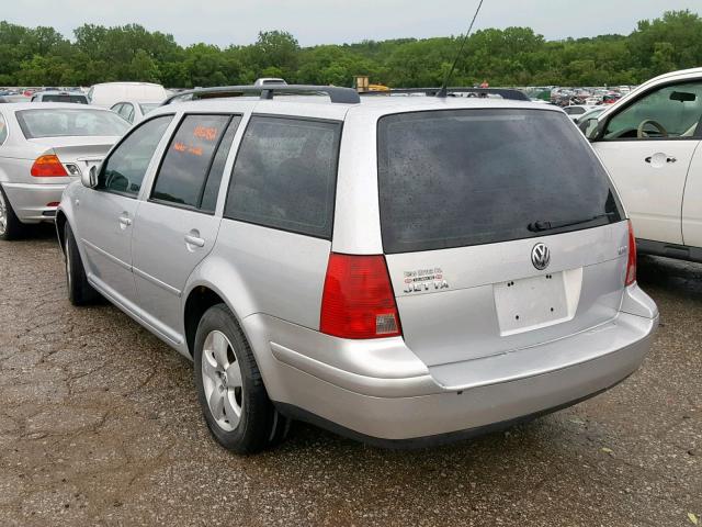 WVWSE61J04W000684 - 2004 VOLKSWAGEN JETTA GLS SILVER photo 3