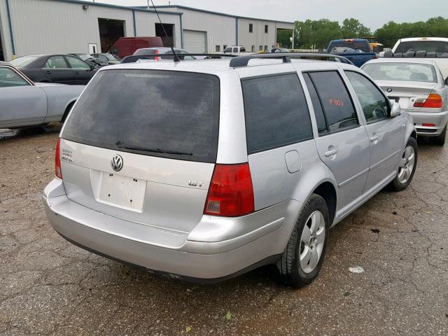 WVWSE61J04W000684 - 2004 VOLKSWAGEN JETTA GLS SILVER photo 4