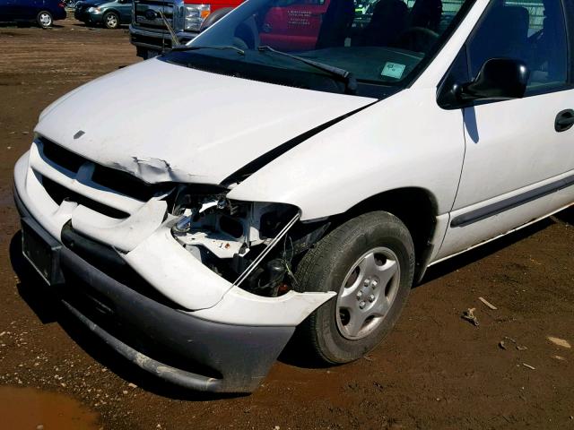 2B4FP25B8XR287094 - 1999 DODGE CARAVAN WHITE photo 9