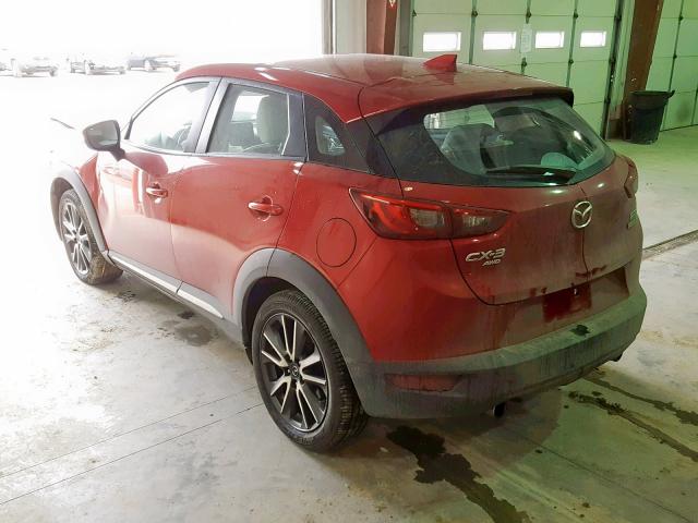 JM1DKFD75H0148002 - 2017 MAZDA CX-3 GRAND RED photo 3