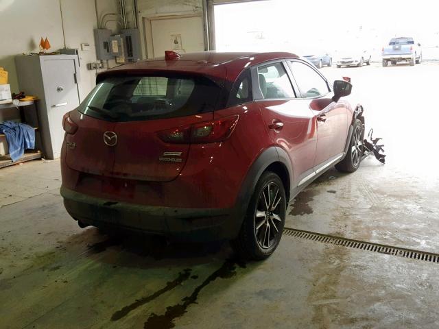 JM1DKFD75H0148002 - 2017 MAZDA CX-3 GRAND RED photo 4