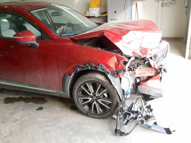 JM1DKFD75H0148002 - 2017 MAZDA CX-3 GRAND RED photo 9