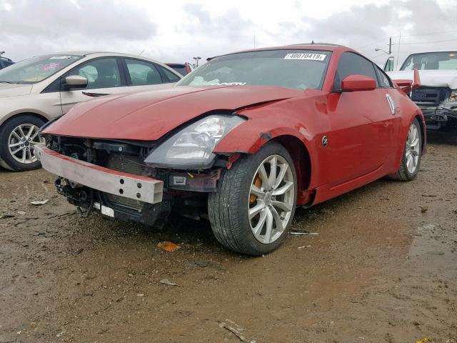 JN1AZ34E03T005903 - 2003 NISSAN 350Z COUPE RED photo 2