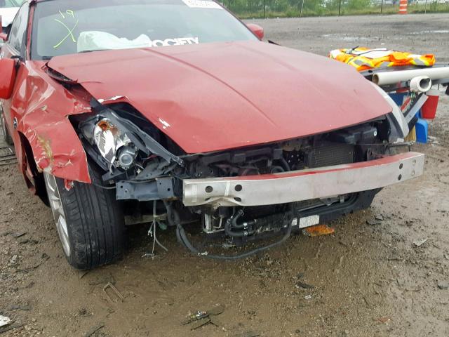 JN1AZ34E03T005903 - 2003 NISSAN 350Z COUPE RED photo 9