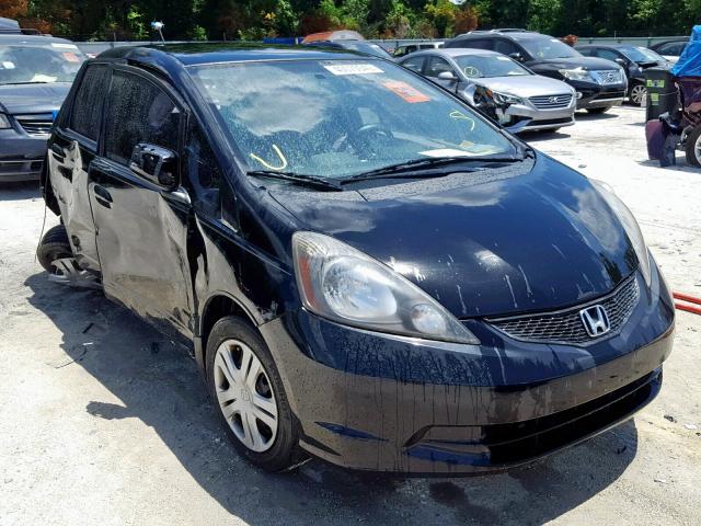 JHMGE8H34BC028946 - 2011 HONDA FIT BLACK photo 1