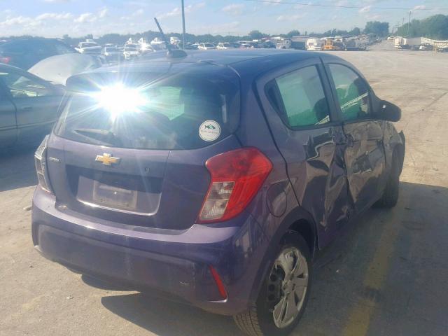 KL8CB6SA2HC773331 - 2017 CHEVROLET SPARK LS PURPLE photo 4