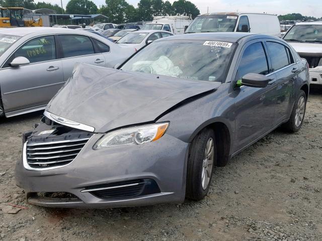 1C3CCBBB9DN645578 - 2013 CHRYSLER 200 TOURIN GRAY photo 2