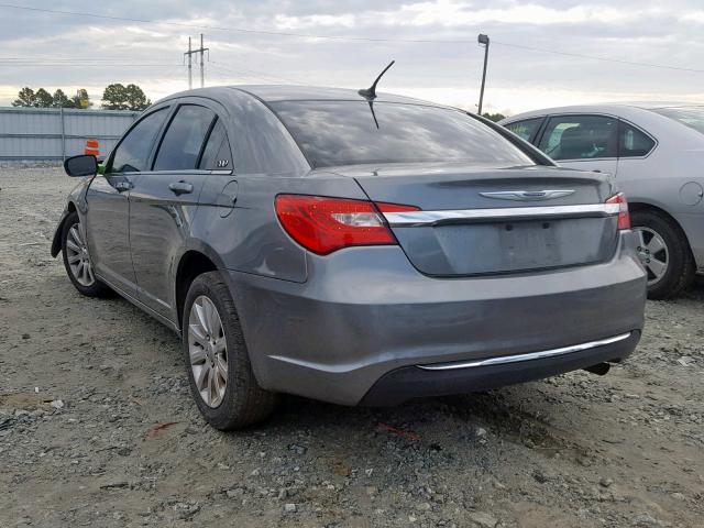 1C3CCBBB9DN645578 - 2013 CHRYSLER 200 TOURIN GRAY photo 3