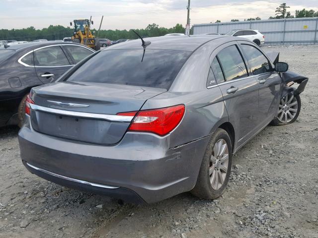 1C3CCBBB9DN645578 - 2013 CHRYSLER 200 TOURIN GRAY photo 4