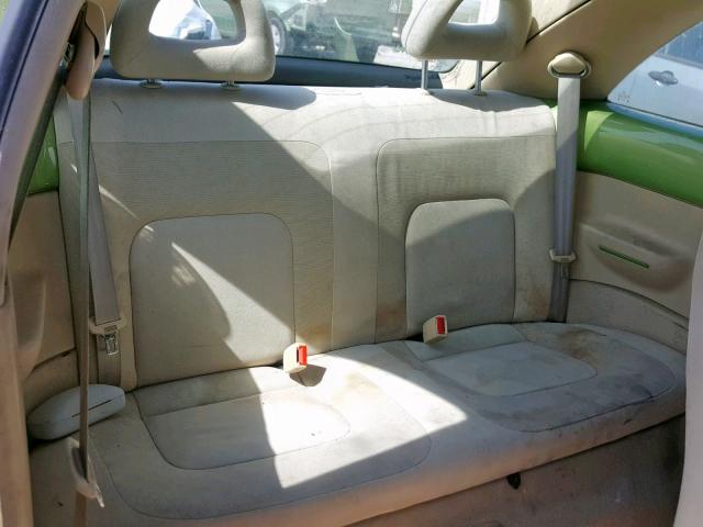 3VWBA21CXXM457252 - 1999 VOLKSWAGEN NEW BEETLE მწვანე ფოტო 6