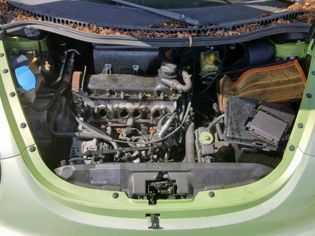 3VWBA21CXXM457252 - 1999 VOLKSWAGEN NEW BEETLE მწვანე ფოტო 7