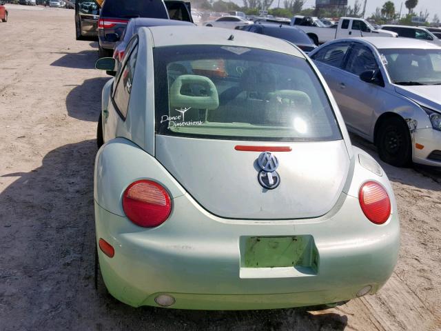 3VWBA21CXXM457252 - 1999 VOLKSWAGEN NEW BEETLE მწვანე ფოტო 9