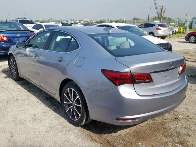 19UUB2F30GA007819 - 2016 ACURA TLX SILVER photo 3