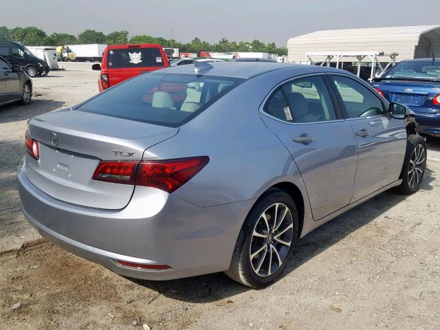 19UUB2F30GA007819 - 2016 ACURA TLX SILVER photo 4