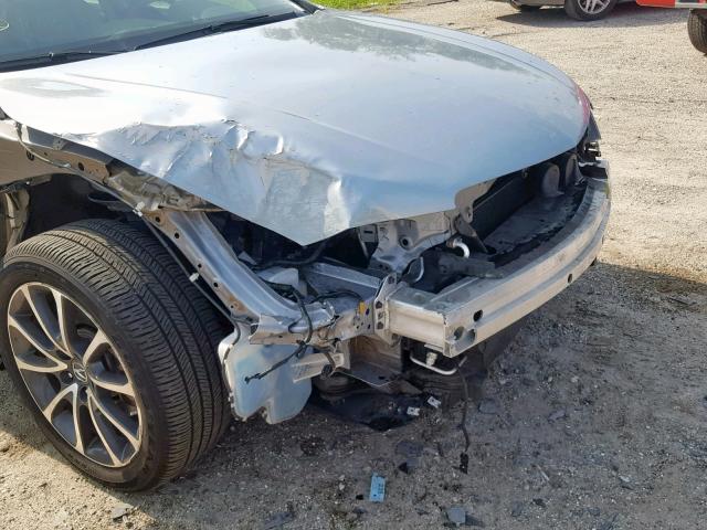 19UUB2F30GA007819 - 2016 ACURA TLX SILVER photo 9