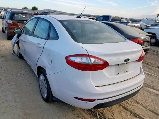 3FADP4AJ9FM110777 - 2015 FORD FIESTA S WHITE photo 3