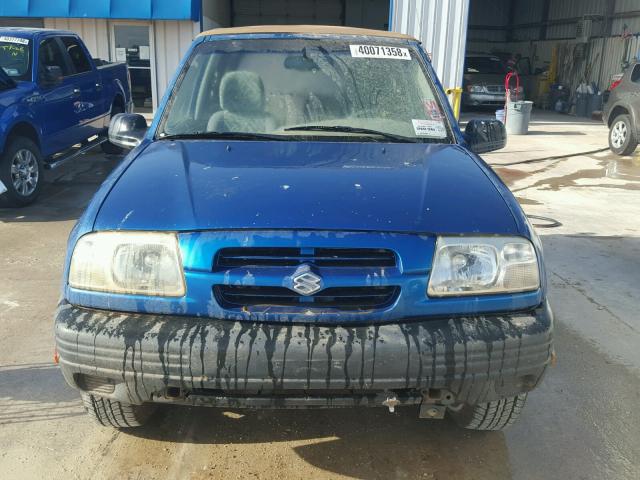 2S3TA52C7Y6101992 - 2000 SUZUKI VITARA JLX BLUE photo 9