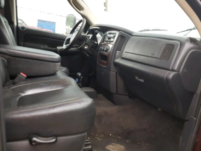 3D7KU28D74G115329 - 2004 DODGE RAM 2500 S მუქწითელი ფოტო 5