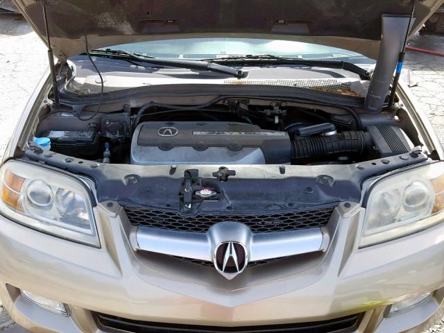 2HNYD189X6H504389 - 2006 ACURA MDX TOURIN GOLD photo 7