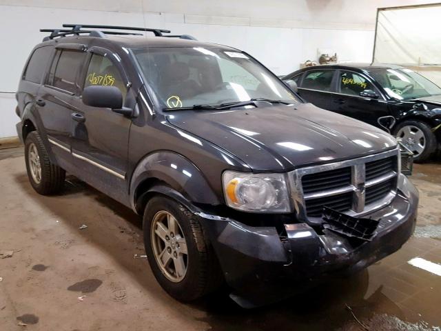 1D8HB48N77F564080 - 2007 DODGE DURANGO SL BLACK photo 1