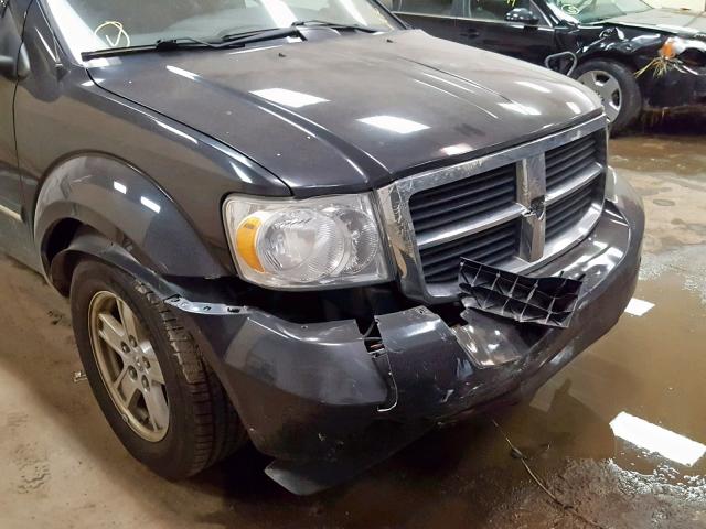 1D8HB48N77F564080 - 2007 DODGE DURANGO SL BLACK photo 9